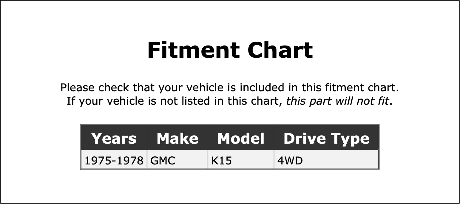 Locking Hub Service Kit Compatible With GMC K15 4WD 1975 1976 1977 1978 PC-396115
