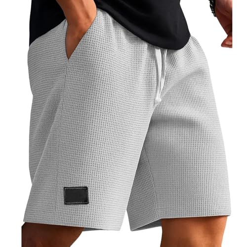 Shorts deportivos para hombre de talle XX-Large gris miniatura 1