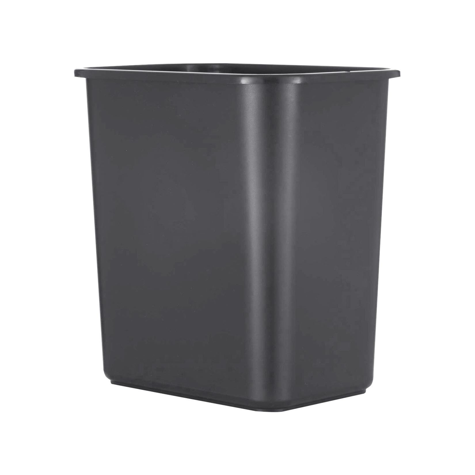 Small Trash Can Plastic Rectangular Commercial Wastebasket Efficient Trash Can for Bathrooms Laundry Room Kitchens Offices Kids Rooms