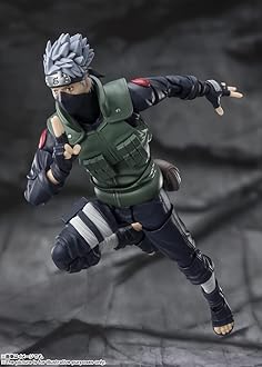 TAMASHII NATIONS - Naruto Shippuden - Kakashi Hatake (The famed Sharingan Hero), Bandai Spirits S.H.Figuarts Action Figure