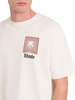 Amazon.com: Rhude, Chevron Logo Repeat T-Shirt, X-Large