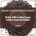 The Bean Organic Coffee Company Water Processed DECAF Le Bean, Dark French Roast, Whole Bean Coffee, 16-Ounce Bags (Pack of 2)