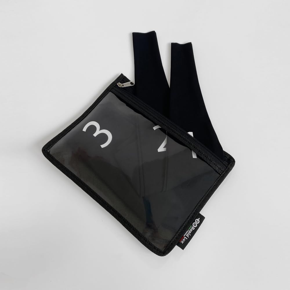 Funda para botella de vino, licra adherente y elástica, ideal para degustaciones a ciegas, almacenamiento de botellas, abierto en la parte superior, negro, material licra. Juego de 5
