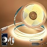 【WIFI APP/Alexa Sprachsteuerung】Ihre COB LED-Lichtleiste ist kompatibel mit Alexa, Google Home. Machen Sie sich die Hände frei, indem Sie Ihre COB-LED-Stripe per Sprache über die APP (Magic Home Pro) steuern. Sie können auch die Helligkeit, den Schalter, die Zeitschaltuhr, die Gruppensteuerung und die Mikrofonfunktion über die APP einstellen.