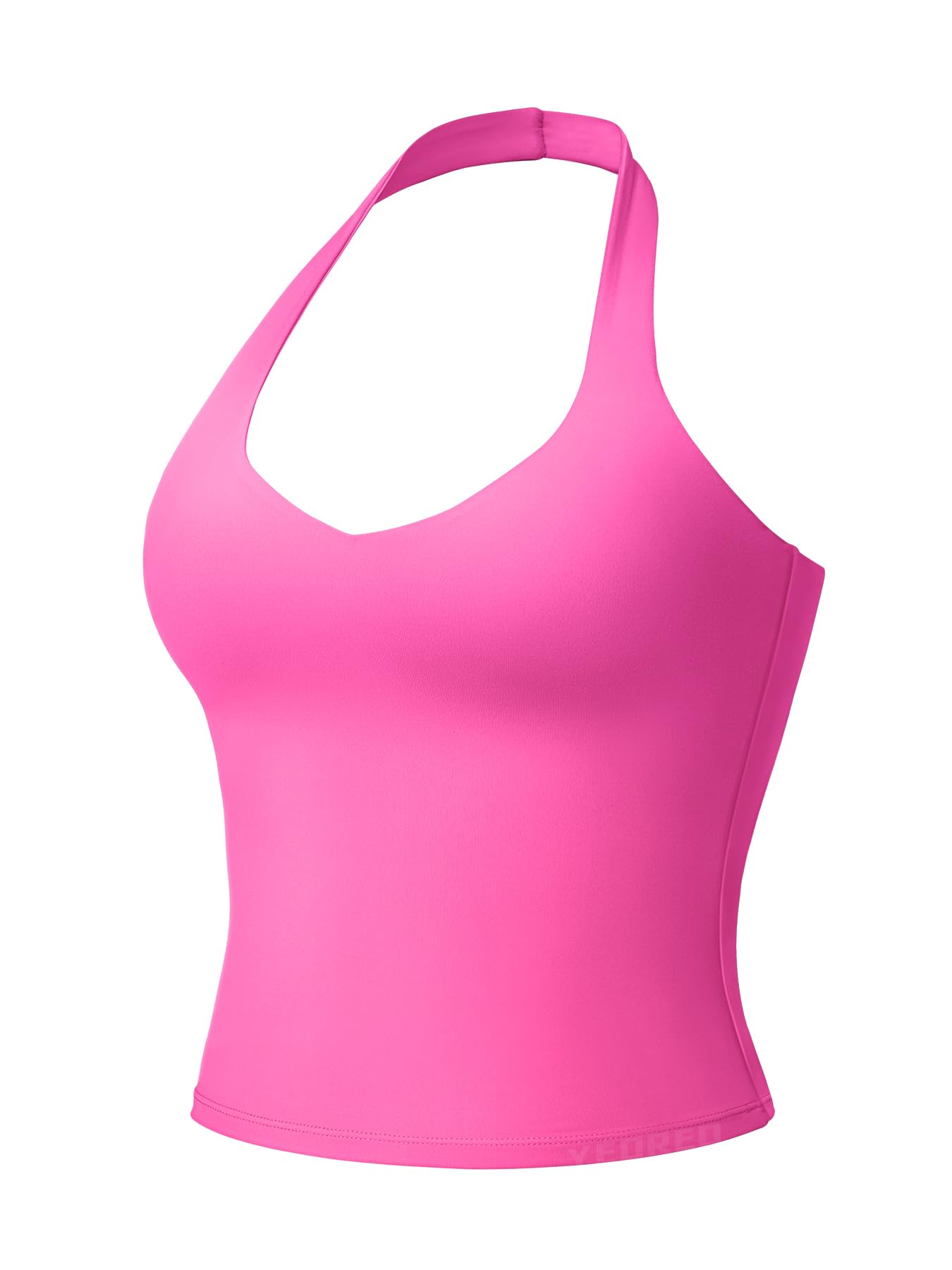 YEOREO Aherin Women Halter Tank Tops Not Padded Cami Open Back Slim Fit Fitness Y2K Going Out Crop Top
