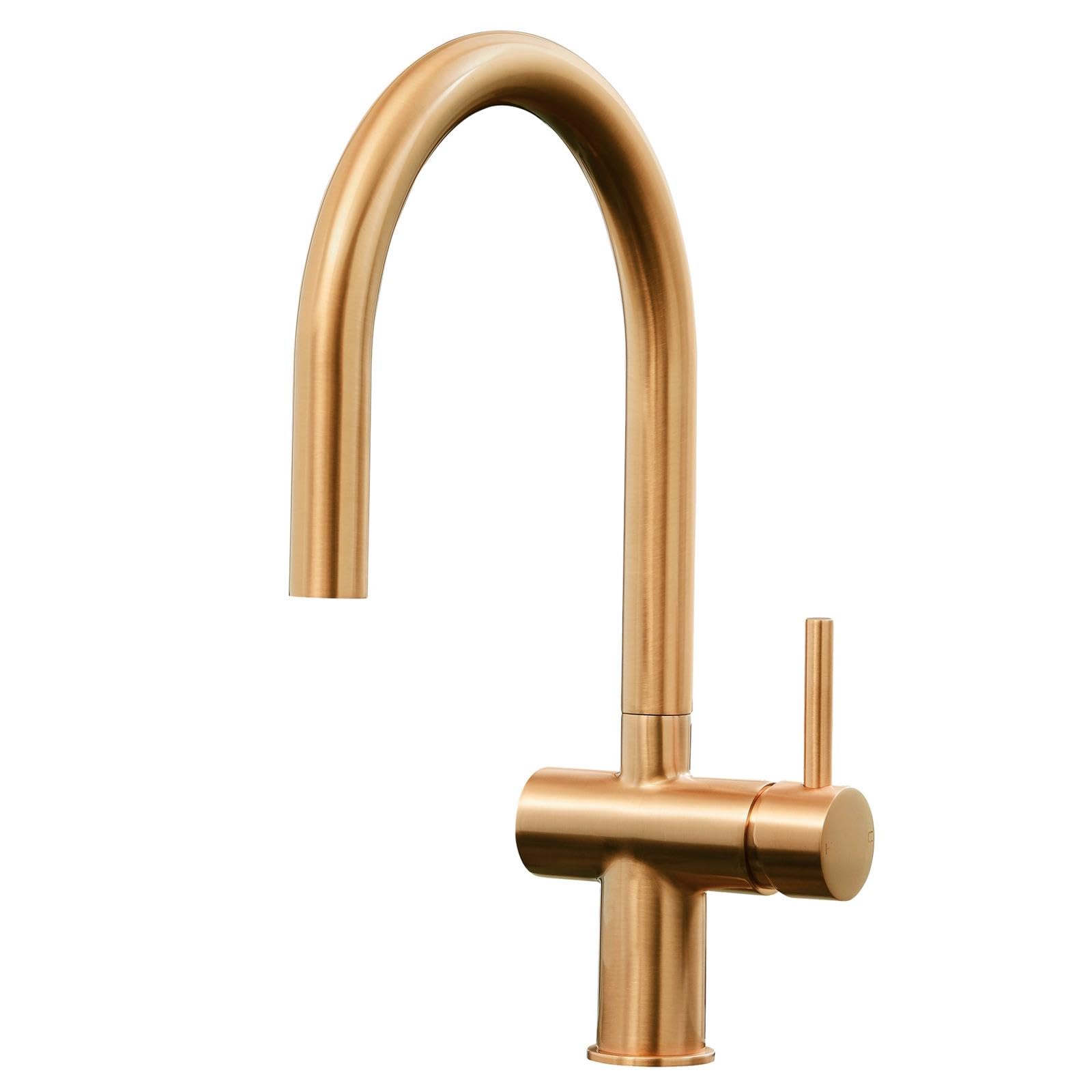 Liquida Gold W19bg Single Lever Pull Out Head Brushed Kitchen Mixer Tap