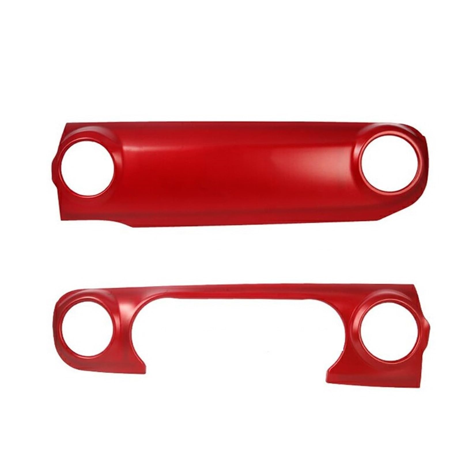Folia na panel‌ Okleina skrzynia biegów‌ Osłona panelu sterowania deski rozdzielczej samochodu Rama wewnętrzna Listwy dekoracyjne pasujące do Jeep Wrangler JL 2018-2021(Matte Red)