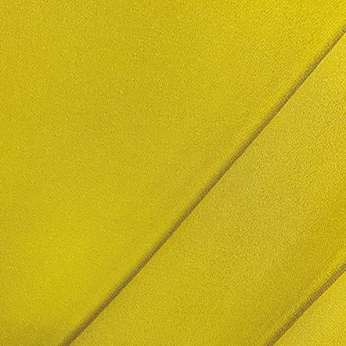 タカギ繊維 Panami 一越ちりめん カットクロス 約70×50cm Col.C15 レモン