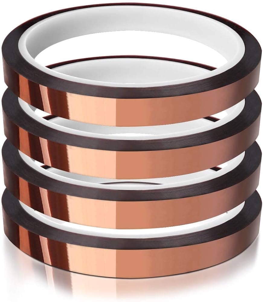 AR Polyimide Kapton Tape, 24mm X 33Mtr High-Temperature Resistant, No Residue for Electric Task, 3D Printing, Soldering, Sublimation or Masking Pack of 4 (B0D37Q4TXN) Amazon Price History, Amazon Price Tracker
