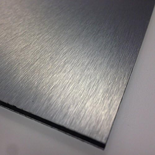 3mm Brushed Silver ACM Aluminium Composite Sheet 9 SIZES TO CHOOSE (1220mm x 800mm)