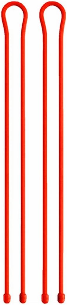 Nite Ize Gt32-2pk-31 Gear Tie Reusable Rubber Twist Tie 32, Br Orange, 2-pack
