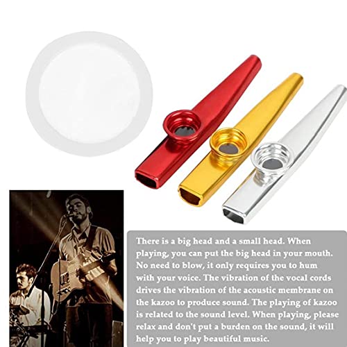 PJKKawesome Diaphragme Kazoo, Membrane De Flûte Membrane Membrane Membrane De Flûte À Membrane pour Les Kazoos - Les Beatles, Paul McCartney, John Lennon, RIngo Starr, George Harrison PJKKawesome Diaphragme Kazoo, Membrane De Flûte Membrane Membrane Membrane De Flûte À Membrane pour Les Kazoos – Image 6