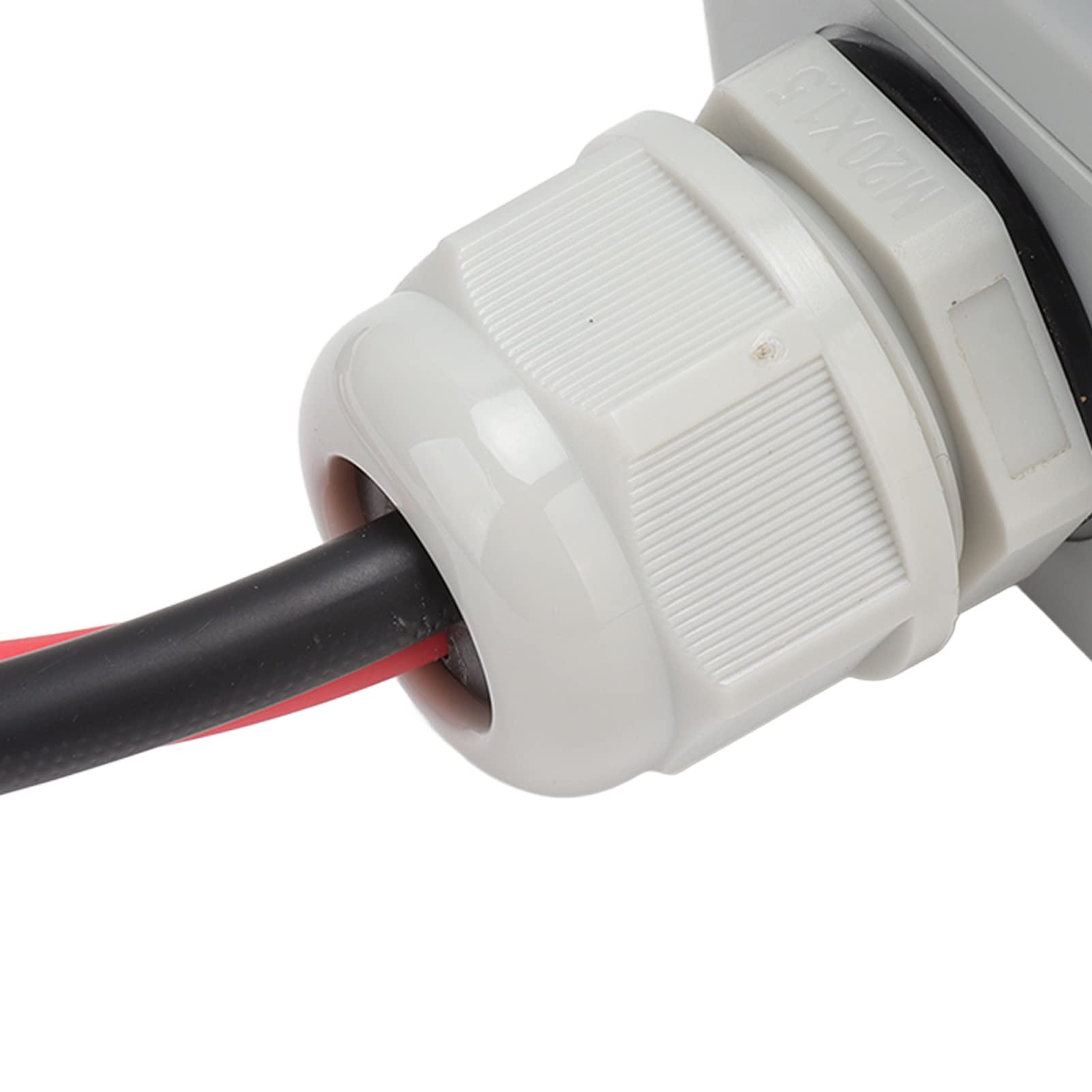 Disyuntor en Miniatura, MCB 2P DC 500V 32A DC Interruptor de Desconexión Aislador de Fotovoltaico Solar con Caja de Distribución IP65 para de Red de Paneles Solares (Con cable y