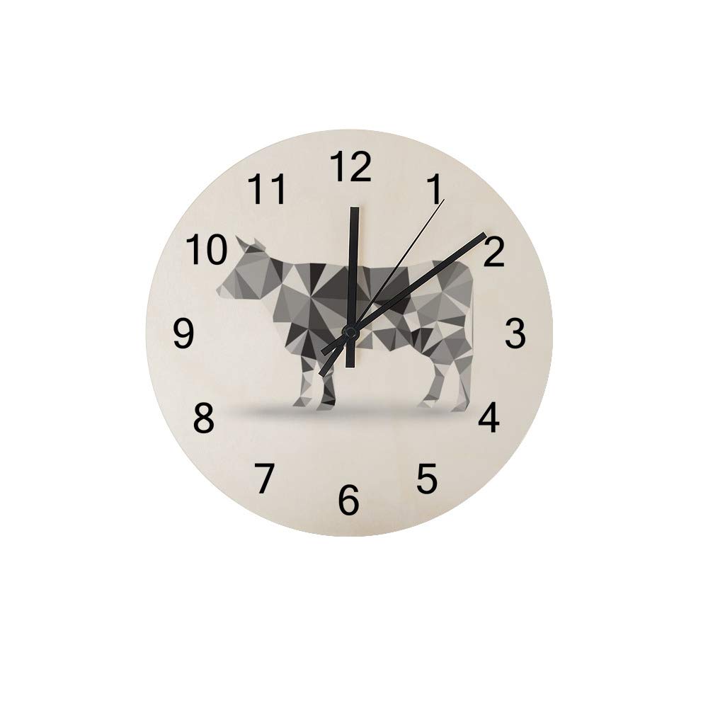 Horloge murale panda silencieuse idéale pour décorer une chambre d'enfant