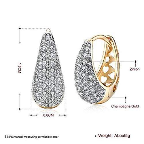 American Diamond Drop Earrings (Style 1)