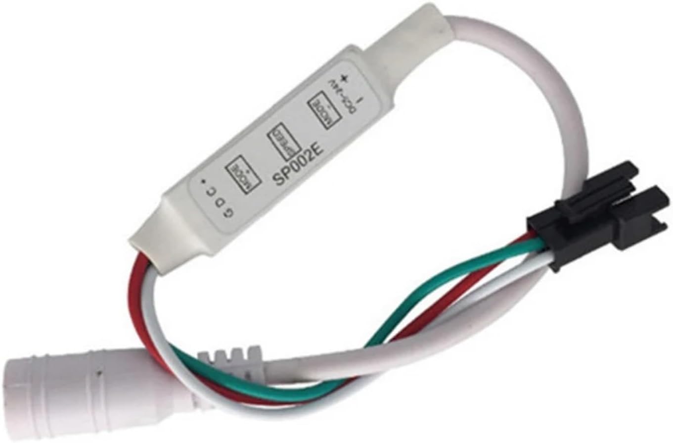 DC5-24V WS2811 WS2812B UCS1903 SK6812 フルカラーピクセルコントローラミニ 3 キー LED ラ