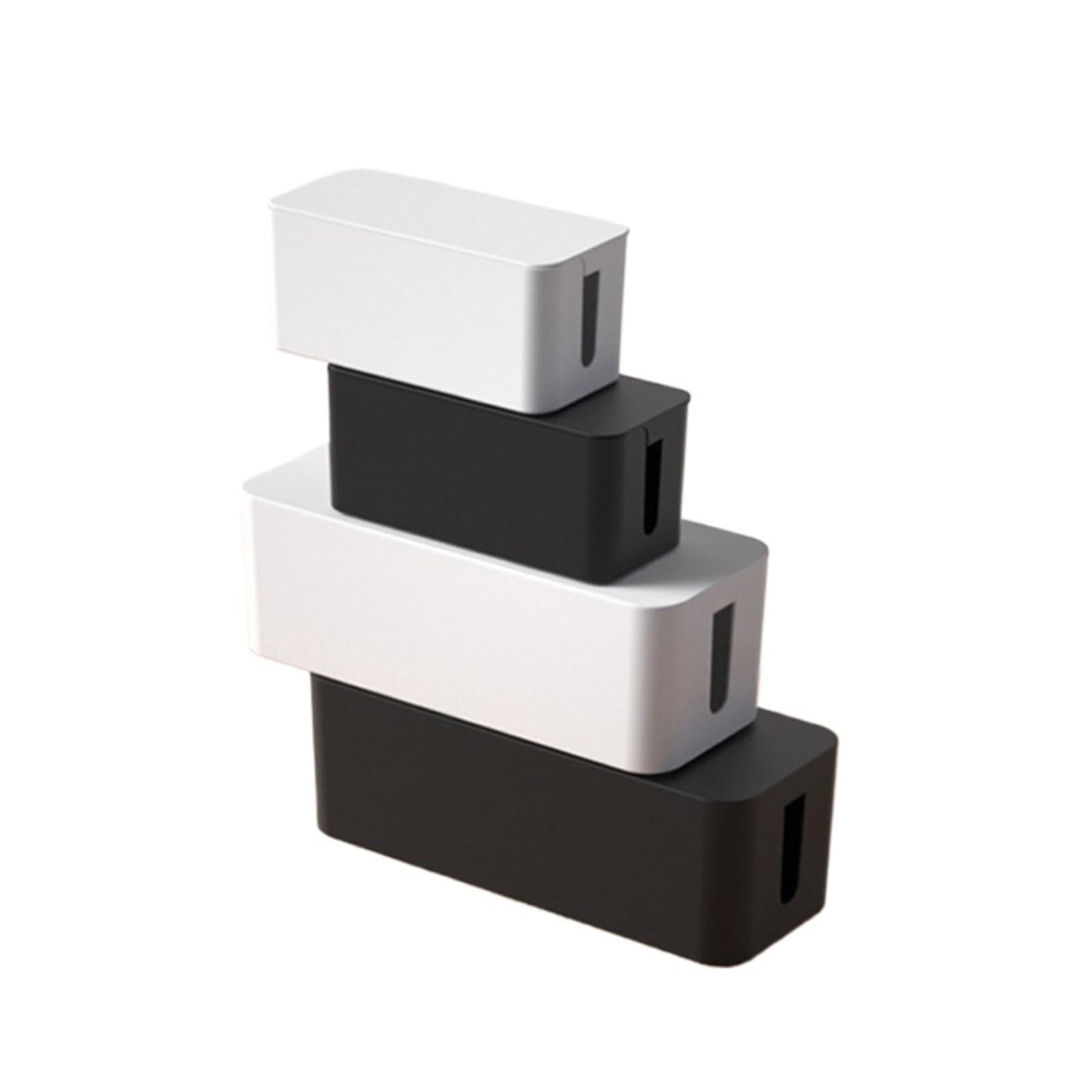 HIZON Caja de Almacenamiento de Cables, Placa de alimentación, gestión de Cables, Tira de Enchufe, Caja for Cables, Cargador, Organizador de Enchufe, contenedor de Red(L2)