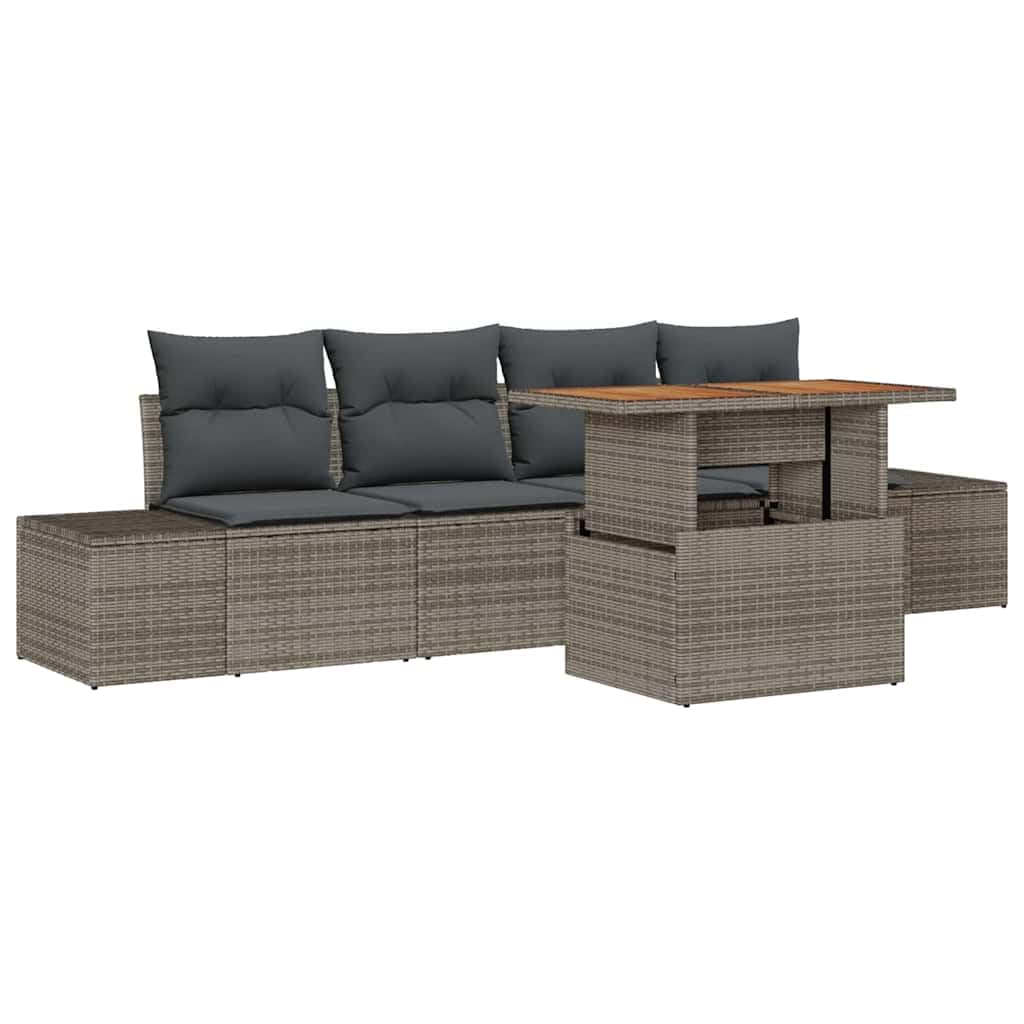 Canapé modulable pour jardin et terrasse vidaXL idéal patio chic