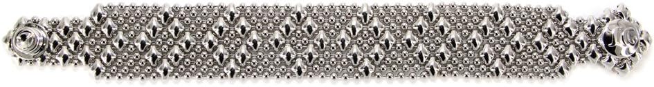 - Liquid Metal by Sergio Gutierrez - 3 Sizes - SG Black Velvet Pouch Included. Chrome Plated Bracelet B4-N