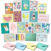 20-Pack Sweetzer & Orange Happy Birthday Cards w/ Envelopes (Cool)