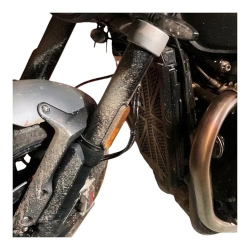 Grille de radiateur moto en alu brossé pour Bonneville T100 et T120 - 5