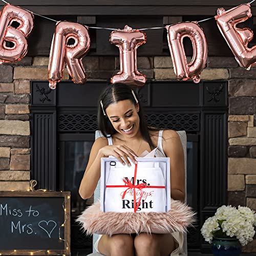 Prazoli His And Her Aprons - Mr Right Mrs Always Right Couples Engagement Gift, Cute Bridal Shower Gift Anniversary Wedding Registry Items & Decoration, Housewarming Gifts For New Home Newlywed Gift #TOP2