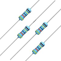 Vista 131 de 100 resistencias de 0.24 ohm 1/2 W (0.5 vatios) ±1% tolerancia de película metálica, resistencia fija múltiple de valores opcionales