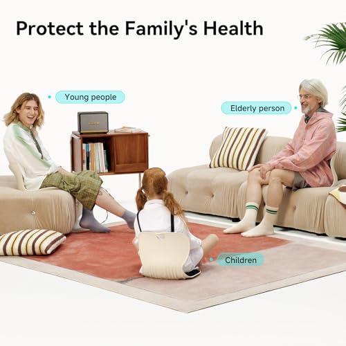 BKT Lumbar Support Seat Cushions Student Chair, Ergonomic Chair Back Support for Long Sitting Students Studying, Reading, Doing Homework, Watching TV (M-Aqua Teal) — view 6