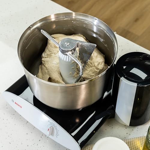 Bosch Universal Plus Stand Mixer - Black - Baker's Package with Additional Baking Attachments and Stainless Steel Bowl