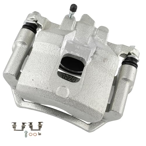Image of cciyu Front Right Disc Brake Caliper Assembly with Bracket 19-B2049 | For Chevy For Prizm L4 1.8L 1998-2002, For Toyota For Corolla L4 1.8L 1998-2002
