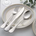 LIANYU 20 Piece Silverware Set, Matte Silverware Flatware Set for 4, Stainless Steel Cutlery Tableware Set, Elegant Utensils for Home Restaurant Party, Satin Finish, Dishwasher Safe