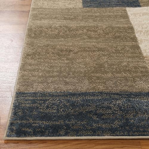 Superior Mid-Century Modern Geometric Design Area Rug, with Jute Backing, Perfect Hardwood, Tile, or Carpet Cover, Ideal for Bedroom, Kitchen, Living Room, Entryway, or Office, 2' 7" x 8', Grey Brown by SUPERIOR - Image 3