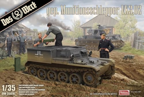 Das Werk DW35016 VK3.02 trace-munitions blindé 1:35 maquette haut de gamme