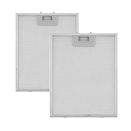 Klarstein Sabia filtro anti grasa aluminio reemplazo accesorio campana extractora 23,8 x 31,8 cm