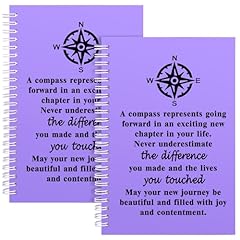 Spiral-2Pcs Compass Purple