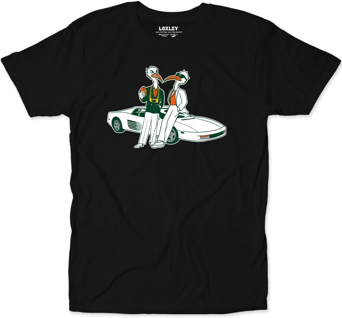theCHIVE Miami Vice College Football Tee – Soft Unisex Tailgate Shirt