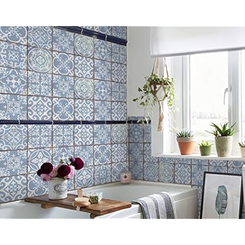 LPS Pack of 9 Victorian Mosaic Tile Stickers Cover