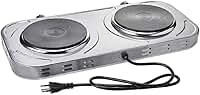 Agratto 4918 - Fogão Eletrico de Mesa, 220V, 2000W, Inox