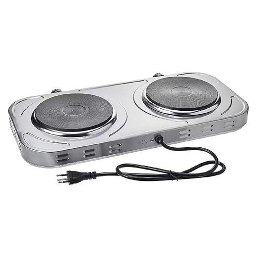 Agratto 4918 - Fogão Eletrico de Mesa, 220V, 2000W, Inox