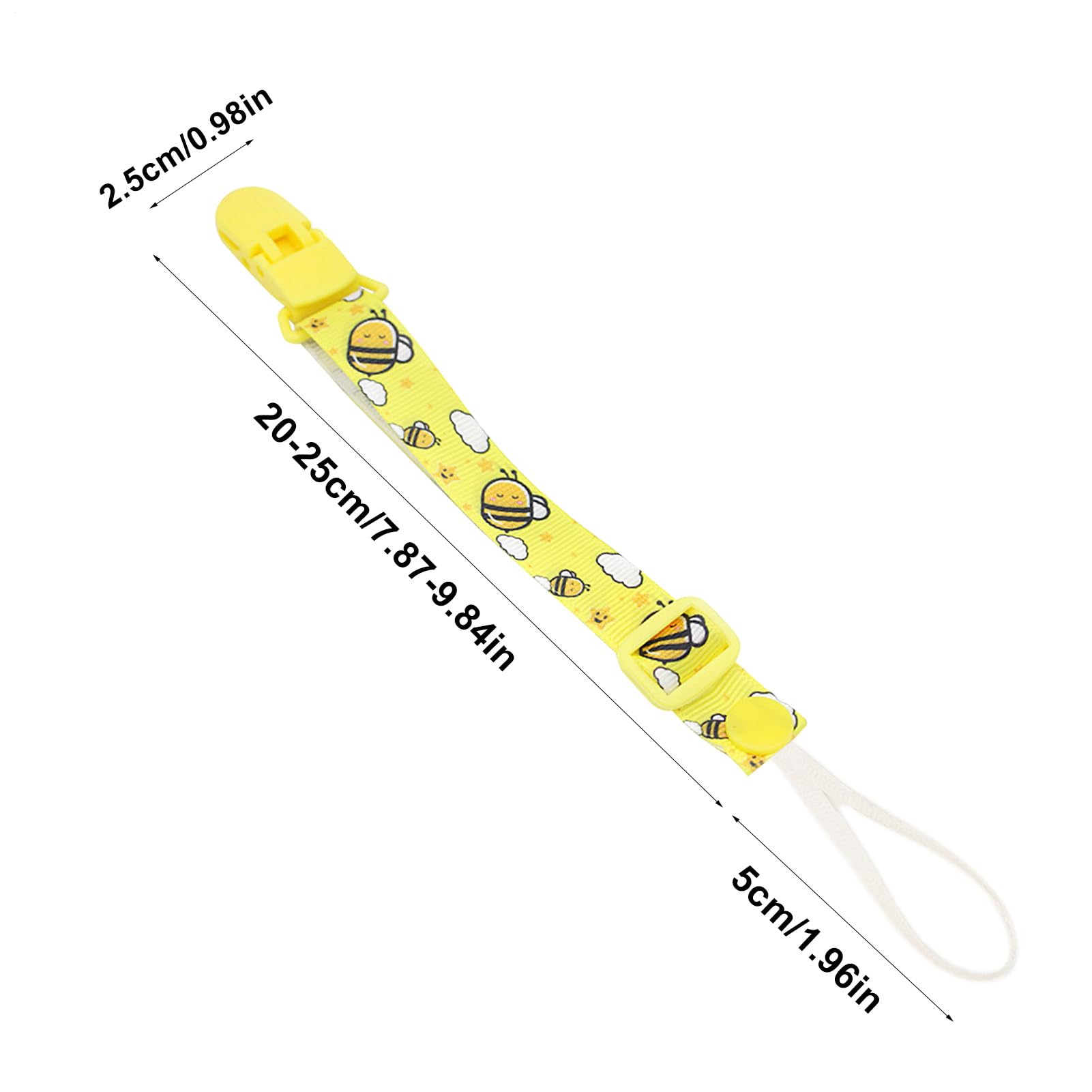Clip per ciuccio, clip per porta ciuccio - Guinzaglio universale antigoccia per e massaggiagengive,Giocattoli per la dentizione con cordino per, adatti per la maggior parte
