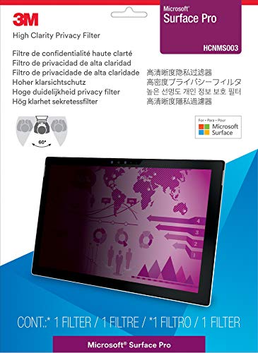 Image of 3M HCNMS003 High Clarity Privacy Filter for Microsoft Surface Pro