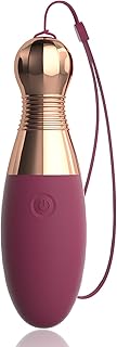 Oziral Vibromasseur avec télécommande, stimulation du point G et du clitoris, 10 modes de vibration, sextoy pour couples et femmes, œuf vibrant rechargeable, style boule de bowling, violet