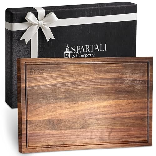 Tabla de Cortar de Nogal Negro Reversible 45.7x30.5 cm miniatura 1