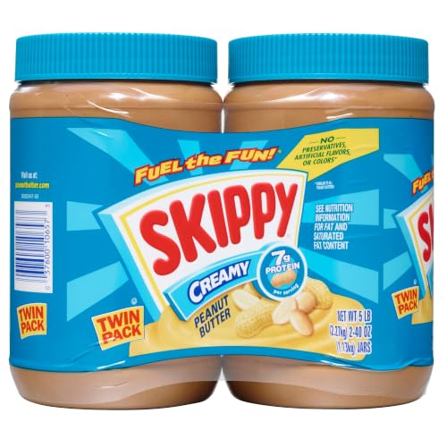Skippy, Creamy Peanut Butter Twin Pack, 40 Ounce