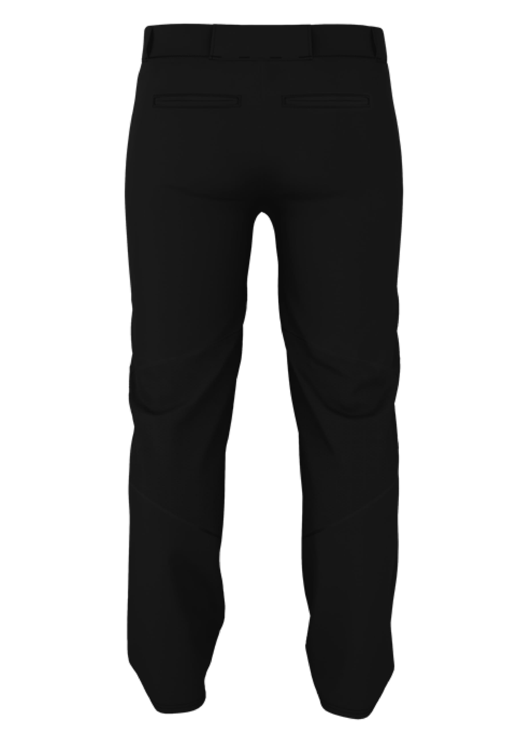 Alleson Athletic Men's Crush Premier Baseball Pant, Black, 3XL