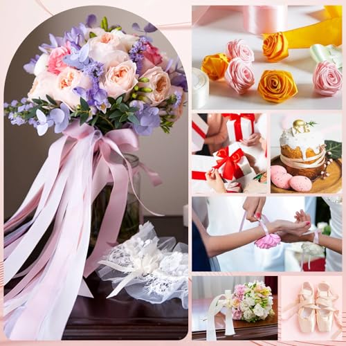 449Pcs Flower Bouquet Wrapping Accessories with Floral Wrapping Paper Gold Crowns Butterfly Decorations Gem Pins and Wooden Sticks, Ribbons for Money Bouquet Mother's Day Baby Shower Graduation by Tidponra - Image 6