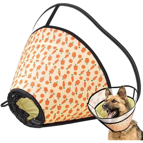 Dog Cone Collar for Dogs After Surgery, Adjustable Soft Pet Cone Collar for Extra Large Dogs,Dog Recovery E-Collar,Elizabethan Collar to Prevent Pets from Touching Stitches,Wounds and Rashes Cover