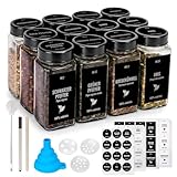 【UTILISATION POLYVALENTE】Set de Pot A Epices En Verre Parfait pour conserver les épices, le sel, le poivre, les herbes ou pour vos projets de bricolage ! Idéal comme décoration, cadeau de fête, accessoire de bricolage ou pour vos friandises maison. Les Pot A Epices En Verre carrés peuvent également être utilisés pour d'autres petits objets tels que du matériel de bricolage, des perles ou des fournitures de bureau.