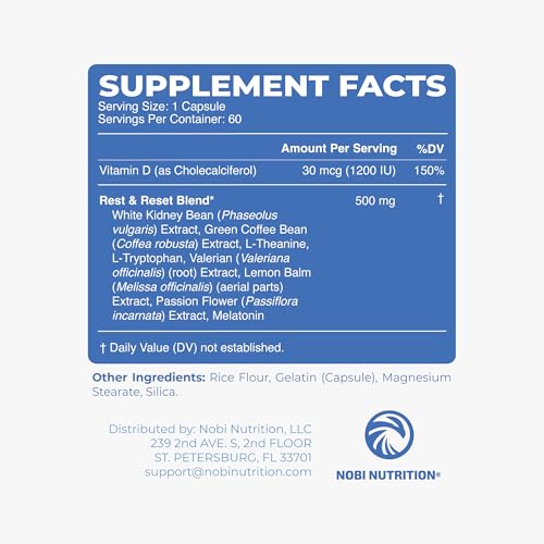 Night Time Fat Burner to Shred While You Sleep | Belly Fat Burner, Carb Blocker & Weight Loss Support Supplements | Lose Weight, Support Metabolism & Fall Asleep Fast | 60 Nighttime Diet Pills - Thumbnail 6