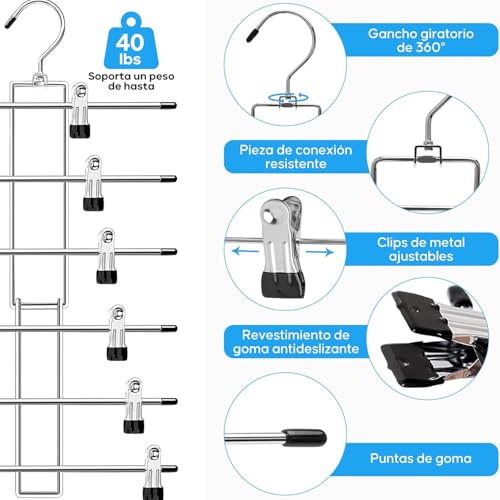 Reviews de Perchas para faldas los más solicitados. 9 Perchas para faldas marca LUMEZING (3)